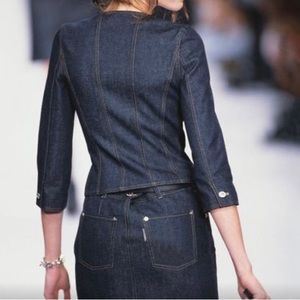 SOLD- Not Available Chanel Mini Denim Skirt